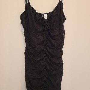 Black Lace Mini Dress (L)